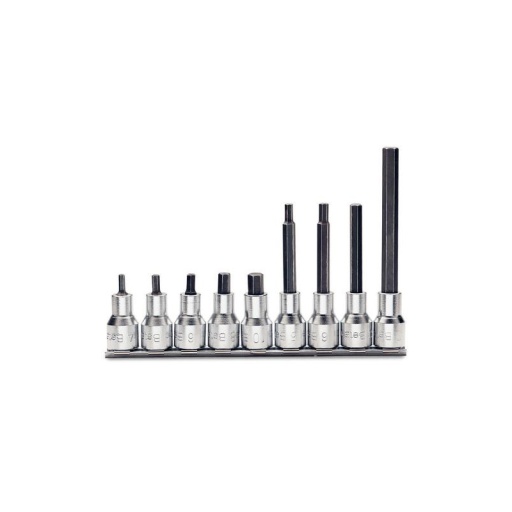 Coulisseau 9 douilles 1/2 pour vis 6 pans creux beta