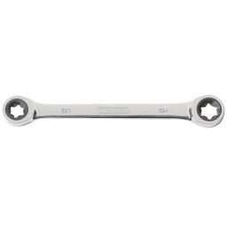 Profil TORX® E 
Cliquet 72 dents 
Finition satinée 
Chrome Vanadium 

