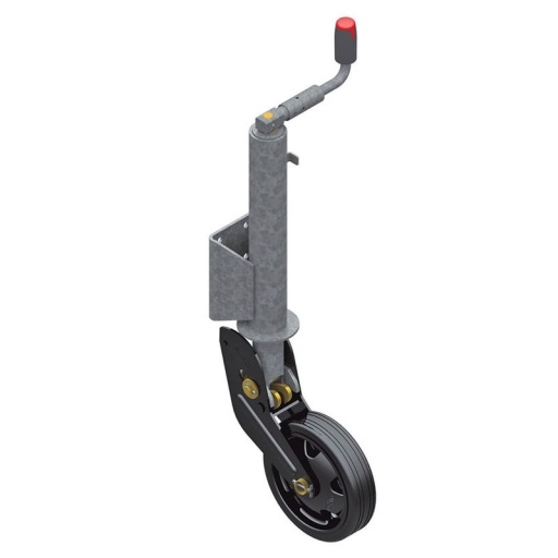 Roue jockey semi automatique. 