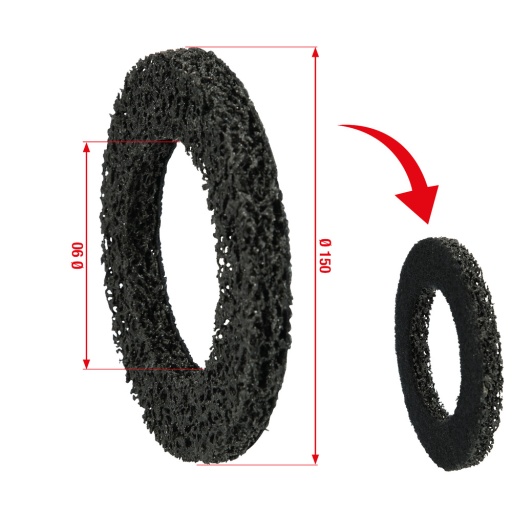 Disque de rechange pour ponceuse &agrave; moyeux &Oslash; 150 mm