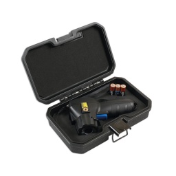 La caméra thermique est equippe d'un laser avec un ratio de distance de 30:1 et de 5 led uv
- outil diagnostique performant pour identifier les defauts avant leur apparition
- diagnostique automobile: circuit de refroidissement - identifie rapidement les fuites sur le radiateur. le thermostat et la climatisation en observant les differences de température sur les points chauds et froids 
- mauvais contact identifies sur un cylindre
racing pour la repartition de la chaleur du pneu 
- chaleur vue dans l'échappement indique une restriction ou obturation du gaz d'échappement 
- température sur les roulements 
- cablage. circuit de refroidissement. chauffageElectricité pour construction 
utilisable aussi dans le bâtiment
- diagnostic et test sur chauffage. ventilation et climatisation. 
- circulation au niveau du chauffage centrale 
-localiser des tuyaux chauds sous carrelage par exemple. 
- le flux dand les radiateurs - un blocage dans le flux
ecran :
tft couleur de 1.77 pouces (128 x 160 pixels)
plage de températures :
-30 °c - 650 °c (-22 °f - 1 202 °f)
precision :
(etalonnage effectue a température ambiante 
de
23 °c ? 2 °c)
?0 °c : ?1.5 °c ou ?1.5 % de la mesure. la valeur la 
plus elevee s'appliquant. (?32 °f : ?3 °f ou ?1.5 % de 
la mesure. la valeur la plus elevee s'appliquant).
?-10 °c a <0 °c : ?2 °c(?14 °f a <32 °f : ?4 °f)
<-10 °c : ?3 °c<14 °f : ?6 °f) 
temps de reponse : 
(95 %)
<125 mm (95 % de la mesure)
reponse spectrale :
8 a 14 microns
emissivite : 0.10 a 1.00
cdiafficient de température : ?0.1 °c/°f ou ?0.1 %/°c de la mesure. la valeur la plus  elevee s'appliquant.
repetabilite :  (% de la mesure) ? 8 % de la mesure ou ?1.0 °c (2 °f). la valeur la plus elevee s'appliquant.
capteur d'imagerie thermique : technologie ir-ex(tmm (capteur ir matriciel avec capteur  cmos)
resolution en imagerie : 16 384 pixels (128 x 128 pixels - interpolation)
chamm de vision :  (h x l) 30 °
limite de détection supérieure  : 650 °c
sensibilite de l'imagerie  thermique : 150 mk
palettes de couleurs : 3 : fer chaud (hot iron). arc-en-ciel (rainbow). gris (greyscale).
format d'enregistrement  d'images : bitmap (.bmp)
alimentation 3 piles aa de 1.5 v
longevite des piles : 12 heures avec laser et retroeclairage allumes.
poids : 300 g
dimensions : (185 x 54 x 104) mm (7.3 x 2.1 x 4.1) pouces
temperature et humidite  d'utilisation :
0 °c a 50 °c (32 °f a 122 °f) 10 % à 90 % d'humidite relative sans condensation a  30 °c (86 °f)
temperature d'entreposage : -20 °c a 60 °c (-4 °f a 140 °f). sans piles.
altitude d'utilisation : 2 000 mètres au-dessus du niveau de la mer
altitude d'entreposage : 12 000 mètres au-dessus du niveau de la mer
essai de chute : 1.2 m (3.94 pieds)
vibrations et chocs : cei 60068-2-6 2.5 g. 10 a 200 hz. cei 60068-2-27. 50 g. 11 ms.
cem : en61326-1:2006 en61326-2:2006