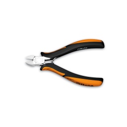 Pince coupante diagonale de précision à becs arrondis
- coupe à ras
- branches gainées confort bi-matières
- longueur: 120mm - qualité premium beta depuis 1939