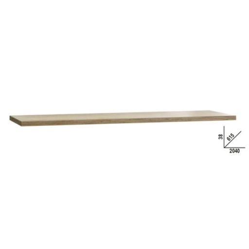 Plan de travail bois mdf 2M profondeur 615mm