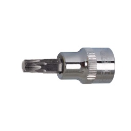 Douille tournevis torx 1/2 chrome plus t10

- longueur 55mm - profil strie
- finition polie chromee
- embout en acier s2