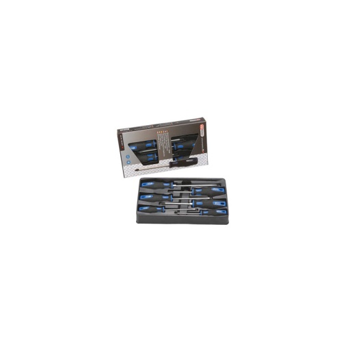 6 tournevis plats+cruciformes ergotorque plus