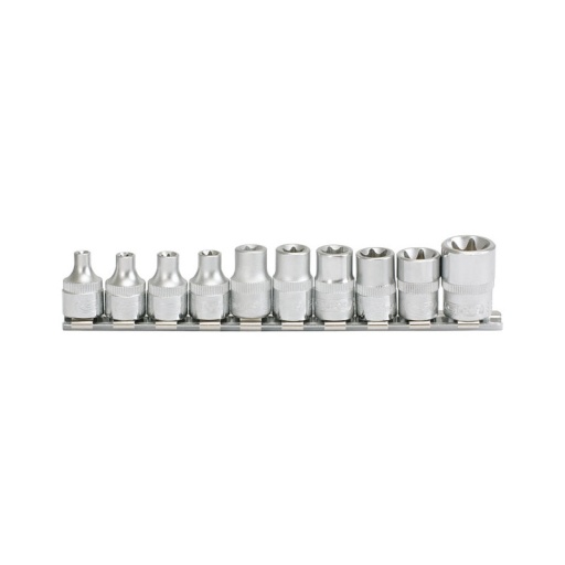 Rail de 10 douilles ultimate torx 3/8''