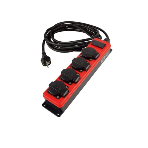 Multiprise électrique 4 prises + 2 USB, L.5 m