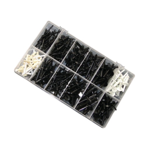 Coffret rivet plastique automobile