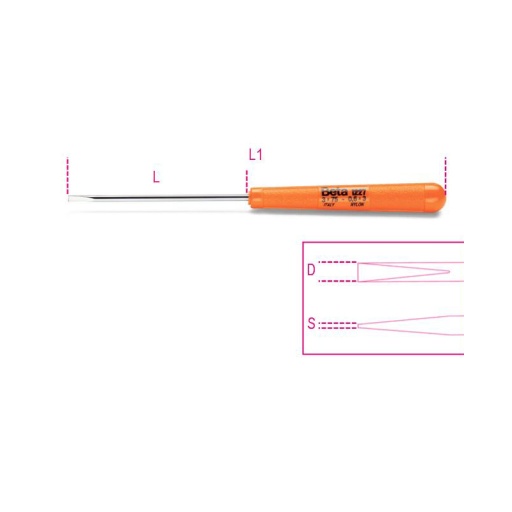 Tournevis de précision plat 2.5mm 145mm beta