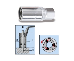 Extracteur à rouleaux pour goujons carré femelle 1/2 11mm