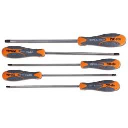 Jeu de 5 tournevis Beta Max Torx
TX/L15-TX/L20-TX/L25-TX/L30-TX/L45