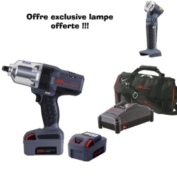 Coffret clé à choc 1/2" 

- 2 batteries li-ion 20volts 5ah (garantie 2 ans) 
- puissance max serrage:813nm 
- puissance utilisation:68-746nm 
- couple maxi (desserrage) 1 057 nm
- couple décolement 1491Nm 
- couple de decollement 1 486 nm (apres 7 sec de pleine charge) 
- poids: 3.1kg 
- 2300 coups/minute 
- outil et chargeur garantie 2 ans (3 ans pièces) 
- Coffret
- machine la plus puissante du monde. pour des démontages de multiples pièces (roues. supports. cardans...) 
- la puissance se gere aisement. grace a son variateur d'une très grande sensibilité
- coffret demontable pour un rangement type module dans une servante d'atelier
- clé à choc sans fils capable de deserrer les écrous centraux des porsche cup (ecrou central 6 pans 32mm a 400nmm voir vidéo