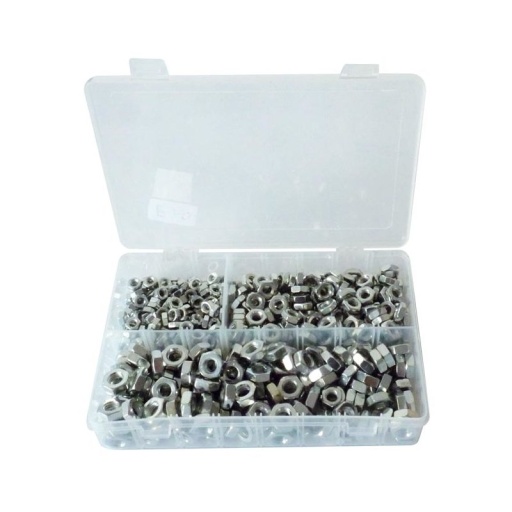 Assortiment 450 écrous hu