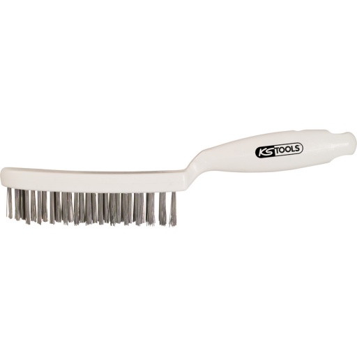 Brosse métallique à 4 rangées acier, 285 mm