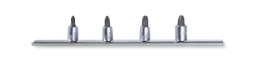 Jeu de 4 douille tournevis pour vis Phillips®
PH1-PH2-PH3-PH4