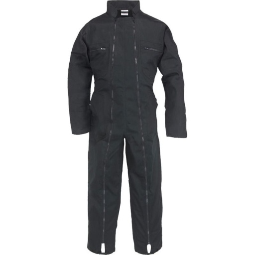 Combinaison de travail 2 zips noire
