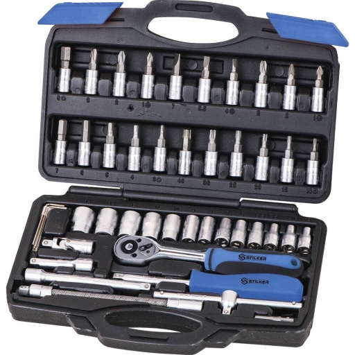 Coffret de douilles 1/4" 46 pcs