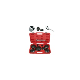 Coffret de cloches pour filtre à huile pl
- pour le montage et le démontage rapide des couverClés de filtre à huile
- pour un serrage conforme aux donnees constructeur
- entraînement droite et gauche
- carré d'entrainement selon din 3120 / iso 1174
- entraînement 6 pans. 21mm - clé de filtre à huile 1/2" incluse
- utilisation manuelle
- coffret de rangement
- 7 cloches de 36-135mm mercedes.man.volvo.iveco...
- 1 clé coudée 12 pans 21mm - 1 clé à sangle 21 a 160mm 