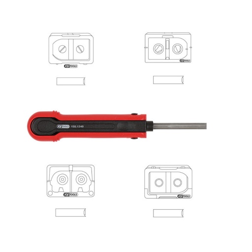 Extracteur universel de cosses pour connecteurs plats et ronds mercedes