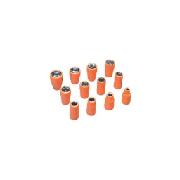 Isolation selon IEC 60900 
Selon ISO 691, ISO 1174-1, ISO 1711-1 et ISO 2725-1 
Carré d'entraînement intérieur selon DIN 3120 / ISO 1174-1 avec encoche pour verrouillage par bille 
6 pans 
Pour une utilisation manuelle ou avec visseuse 
Diamètre extérieur de l'isolation optimisé 
Chrome Vanadium 

