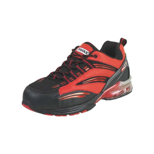 Paire de chaussure de sécurité basket  à coussin d'air rouge s1p ks tools