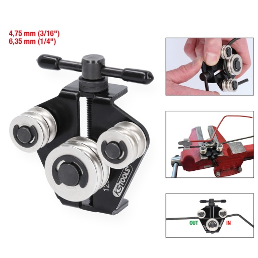 Outil de dressage / cintrage pour circuits de frein 4,75 mm (3/16'' ) + 6,35 mm (1/4'' )