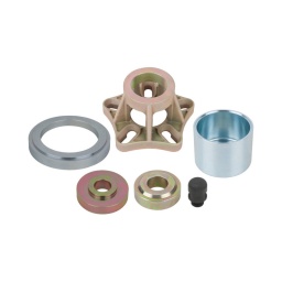 Jeu pour le démontage des roulements de roues arrière - Citroën - fiat - ford - peugeot
- pour le montage et démontage des roulements compacts de l'essieu arrière
- outil pour cardan et tous les moyeux a 5 trous
- n'endomage pas le capteur abs
Vérin hydraulique conseille : 32 t (440.0025)
utilisation : Citroën jumper. fiat ducato. peugeot boxer. ford transit
compostion :
corps à frapper. m22x2.5 mm disque d'appui
manchon de pression
bague d'adaptation
jeu de disques de moyeux pour roulements de roues avant Citroën / fiat / ford / peugeot
presse pour cardans. 5 trous