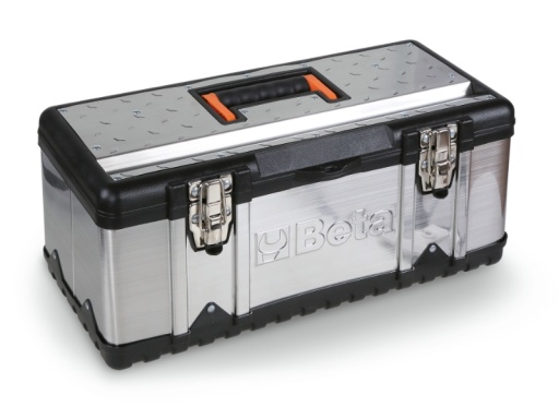 Boîte à outils en acier inoxydable et en matière plastique avec plateau amovible CP17+5915VU/1