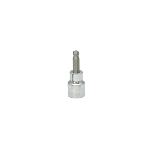 Douille tournevis 6 pans sphérique 3/8 chrome plus m6