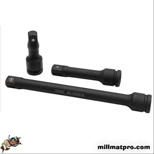 Jeu de rallonges à impact à carré de 3/4"