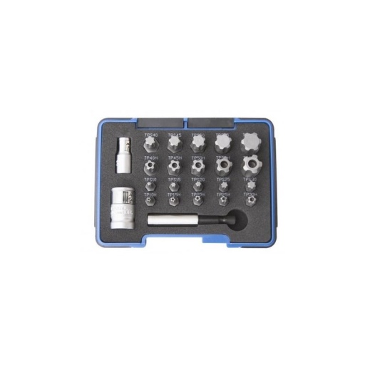 Coffret embouts TS-TORX-TORX plus 1/4-3/8 (23pcs)