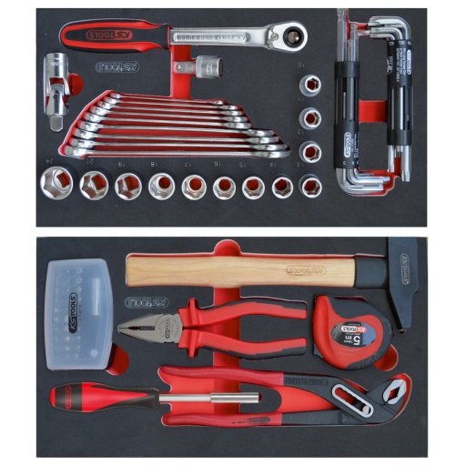 Composition 77 outils pour servante mobile bi-matière 850.0340