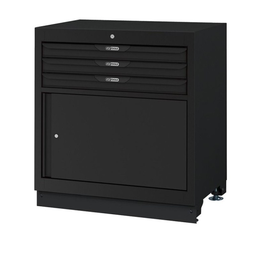 Bloc 3 tiroirs + porte 34''