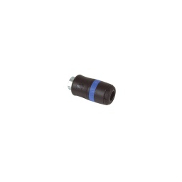Raccords pour tuyau diamètre 8mm -coupleur rapide
-filetage 1/4" gaz
-debit 110 m3/h
- raccords sécurité grand debit
- sécurité anti "coup de fouet"
- profil iso 6150 série b
debit important : raccords pour outils pneumatiques grande consomm tion
- sécurité d'utilisation : decompression de l'air aval avant desaccouplement
(conformite a la norme iso 4414-en 983)
- manipulation facile : souplesse de connexion. simplicite de deconnexion. raccord léger et ergonomique
- étanchéité : le Mécanisme exclut toute fuite en position accouplee ou desaccouplee
- fiabilite : construction en aluminium traite haute résistance et materiaux composites résistants aux chocs