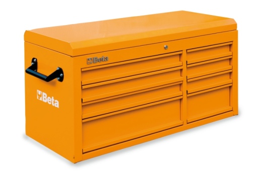 Coffre à 8 tiroirs et compartiment porte outils
