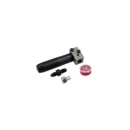 Outil à main d'évasement de conduites de frein permettant de former des évasements simples et doubles SAE pour des conduites de frein en cuivre et en cupronickel de 3/16" (4,75 mm). 
Sa conception compacte est idéale pour une utilisation sur véhicule, notamment dans le compartiment moteur ou sous un passage de roue lors du remplacement ou de la réparation d'une conduite de frein.

Outil à main d'évasement de conduites de frein SAE 3/16" (4,75 mm) permettant de former des évasements simples et doubles.
Convient à une utilisation sur et hors du véhicule.
Graisse haute pression pour poinçon également incluse pour la lubrification des surfaces de friction.
Également disponible en tant qu'élément d'un ensemble d'outils spécialisés pour l'évasement des conduites de frein, référence 8522.
Pour une conduite de frein de 3/16", voir les références Connect 31130 et 31135.