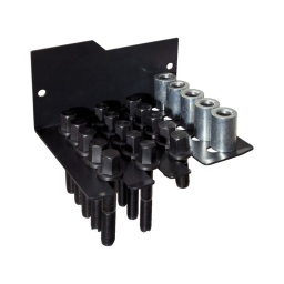 Extension pour extracteurs de moyeux de roues et de rotules
- cet assortiment permet l'extraction de moyeux de roue avec un deport de dia 75 mm - flasque place avec un espacement minimm grace aux vis et entretoises sur le moyeu de roue
- les vis coniques permettent un vissage aise memm par fort encrassement des taraudages des moyeux
- support mural inclus
composition :
support mural
entretoise. 40 mm vis . m12x1.5x80 mm vis. m14x1.5x40 mm vis. m14x1.5x80 mm 