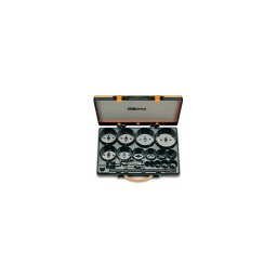 Coffret scie cloche
- spéciale industrie
- compo: 19-22-29-35-38-44-51-57-64-76-83-92-95-105-114mm - porte scie et foret centreur
- qualité premium beta depuis 1939