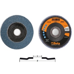 Disque à simple lamelle conique zirconium support fibre de verre 115mm 11210A grain 40
Disque à lamelles conique Zirconium avec support  bre de verre et simple lamelle
Exécution conique
- Indiqué pour ébavurage, meulage et  nition de surfaces.
- Utilisable pour les opérations sur les aciers inoxydables, les métaux ferreux et non ferreux.
- Les grains plus gros sont indiqués pour les travaux de meulage et de dégrossissage ; en revanche, les grains plus fins sont particulièrement adaptés aux travaux de finition.
Lot de 10