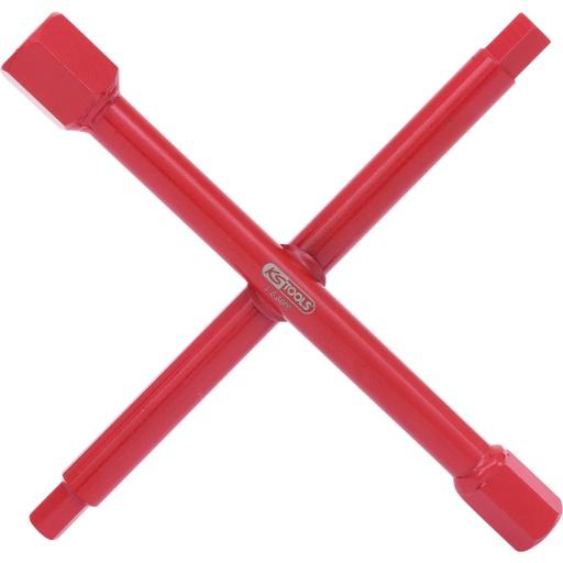 Clé sanitaire en croix, 6 pans extérieurs 10 à 22 mm, L.200 mm