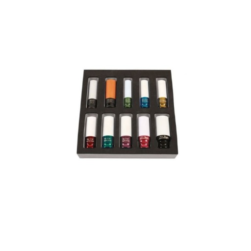 Jeu de 10 douilles pour jantes Alu -1/2"