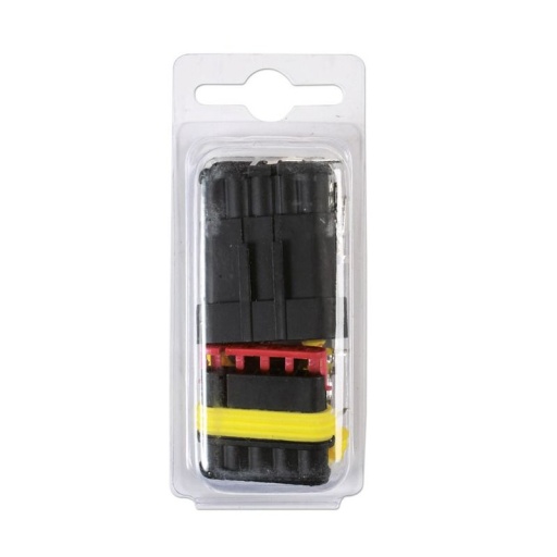 Kit assortiment de connecteurs electriques automobile étanche 5 pôles - 22 pcs