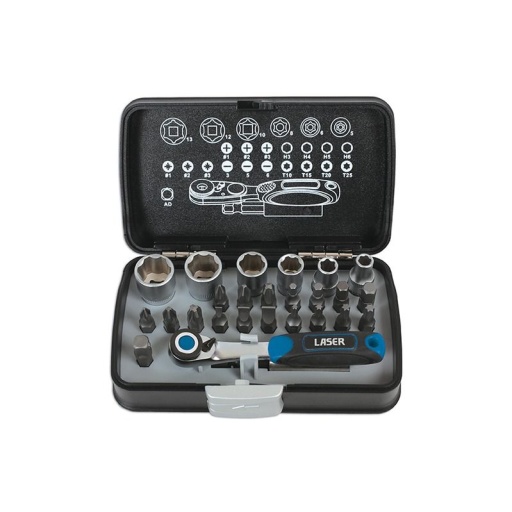 kit de douilles et embouts - 26 pcs en 1/4"