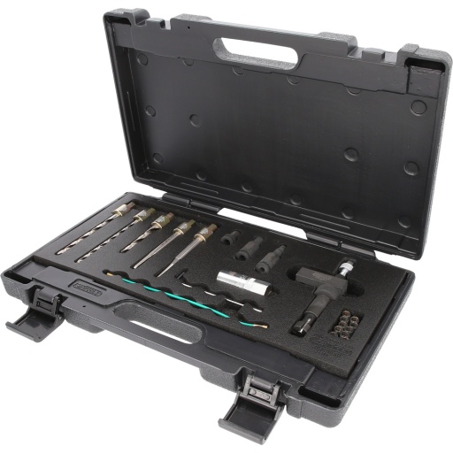 Coffret d&rsquo;extraction de vis de maintien de bride d&lsquo;injecteur 22 pcs