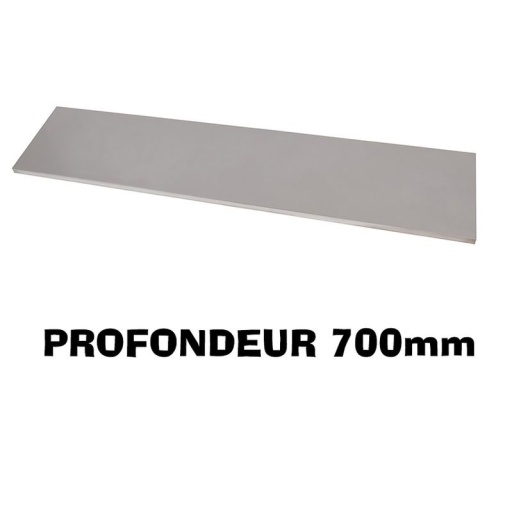 Plateau inox SRM profondeur 700mm longueur 1725mm
