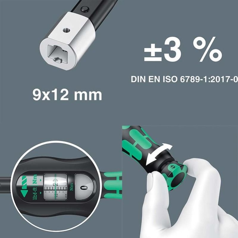 Clé dynamométrique 1 à 25 Nm à emmanchement 9x12mm KSTOOLS