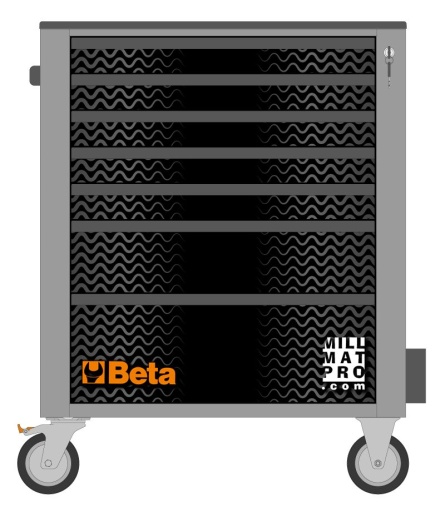 Décoration magnétique servante beta tools CARBON