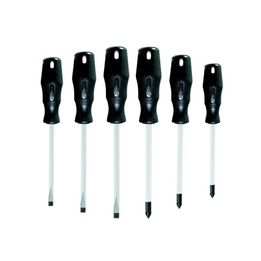 Jeu de 6 tournevis ergotorque 4 à 6 mm  pz1 a 3