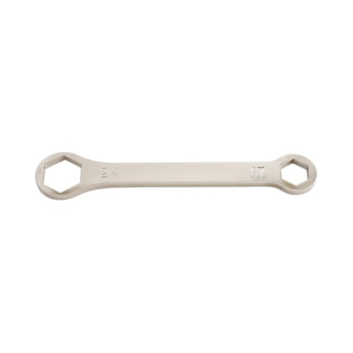 Clé pour démontage axe de roue moto  17mm 24mm 