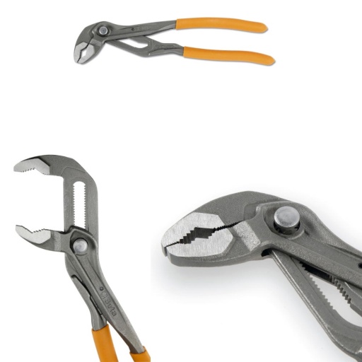 Pince multiprise entrepassée avec bouton de réglage 180mm